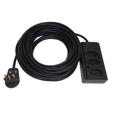 Imagem de Extensão Elétrica 20a 30 Metros 3 Tomadas Cabo Pp 3x2,5mm - Lisse Onli