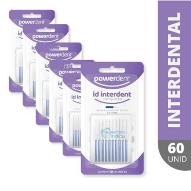 Imagem de Escova Interdental Cônica de 3-7mm (Azul)  10 unidades  Powerdent - 6 