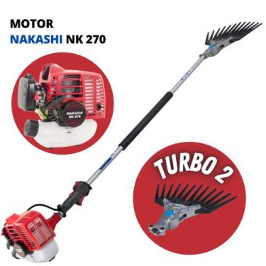 Imagem de Derriçadeira Nakashi com Motor NK270 Haste Longa e Mãozinha Simples Id