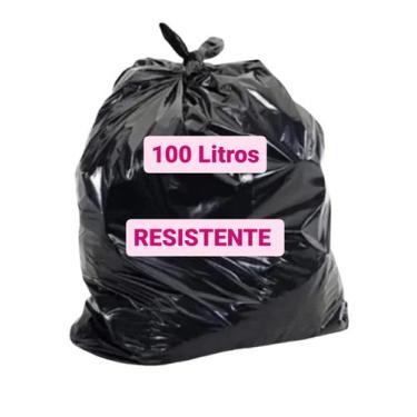 Imagem de Saco De Lixo 100 Litros Resistente 100 Unidades - M.A Plásticos