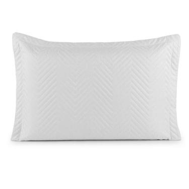 Imagem de Kit 02 Porta Travesseiro Matelado Ultrassônico 70cm x 50cm Cores Lisas