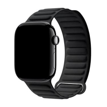 Imagem de Pulseira Tecido Loop Magnético compatível com Apple Watch - Baú do Vik