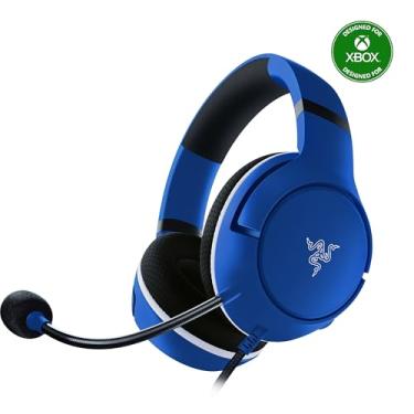 Imagem de Razer Kaira X Wired Headset for Xbox Series X|S, Xbox One, PC, Mac & Mobile Devices: TriForce 50mm Drivers - HyperClear Cardioid Mic - Memory Foam Ear Cushions - On-Headset Controls - Shock Blue