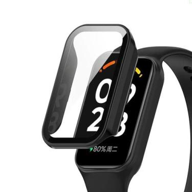 Imagem de Case Capinha Protetor De Tela Compatível Para Mi Band 8 Active  - OTEM