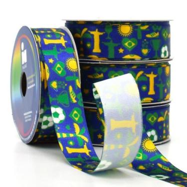 Imagem de Fita de Cetim Brasil nº 5 22mm Cor 03 - 10 metros - Najar