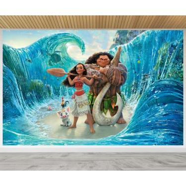 Imagem de Painel de Festa Aniversário Decoração Moana - Shopp Adesivo