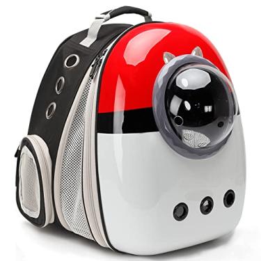 Imagem de LAIRIES Porta-Mochila Frontal Expansível Para Gatos, Mochila Grande Para Gatos Cabe Até 20 Libras, Mochila Para Gatos Gatinhos Cachorrinhos Pequenos, Mochila Bolha Para Gatos Aprovada Pela Companhia A