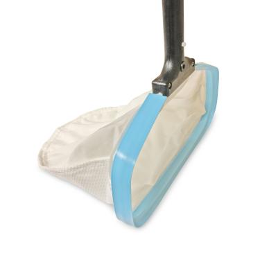 Imagem de Escumadeira de piscina Triluca – rede de malha fina para areia, seda, pólen, pelos de animais de estimação, folhas e insetos – Ótimo para decorativos Koi Ponds, banheiras de hidromassagem e piscinas