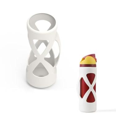 Imagem de Capa de silicone para garrafa de água Owala 680 g Capa protetora antiderrapante para acessórios de garrafa de água Owala, garrafas de água reutilizáveis para corrida, bicicleta, academia ou corrida