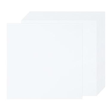 Imagem de Rebower 50 folhas de papel pergaminho envelhecido 90 g/m², folha de papel vintage, [para certificado, convite, envelope] - 30 x 30 cm/cinza roxo