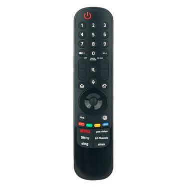 Imagem de MR23GA-AKB76043102 Controle remoto de substituição adequado para LG Magic Smart TV QNED OLED Series OLED77B3AUA OLED77B3PUA