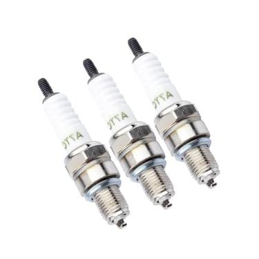 Imagem de 3Pcs A7TC Velas de ignição para motocicleta compatíveis com motocicleta 50cc 70cc 90cc 110cc 125cc 150cc ATV chinês Dirt Bike Go Kart GY6 Moped Quad