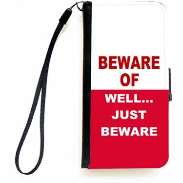 Imagem de Rikki Knight Cuidado com - Well. Just Beware Flip Wallet Case com aba magnética para Apple iPhone 5c