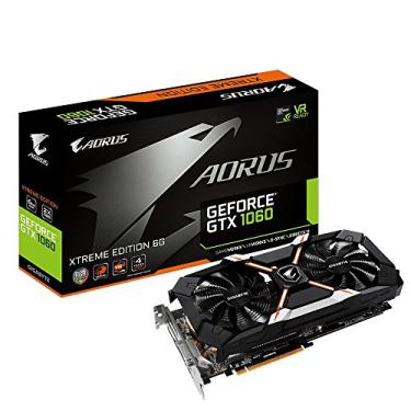 Imagem de Gigabyte Placa de vídeo para computador AORUS Xtreme GeForce GTX 1060 6G REV 2.0 - GV-N1060AORUS X-6GD REV2.0