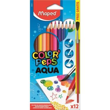 Imagem de Lápis de Cor Aquarelável 12 cores - Maped