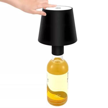 Imagem de Luminaria Abajur De Garrafa Led Recarregavel Usb Touch Portatil Iluminaçao Ajustavel Decoraçao