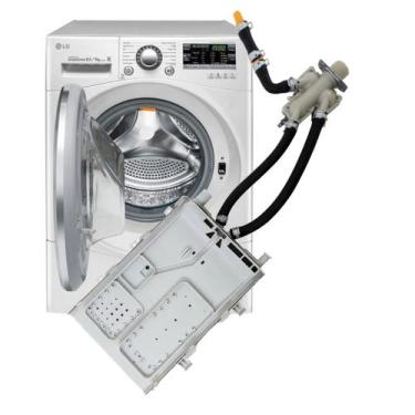 Imagem de Dispenser com distribuidor de água e válvulas lava e seca lg wd1485at7