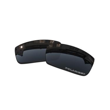 Imagem de Lentes de substituição OOWLIT compatíveis com óculos de sol Oakley Gascan, Black Polycarbonate Combine8™ Polarized, One Size