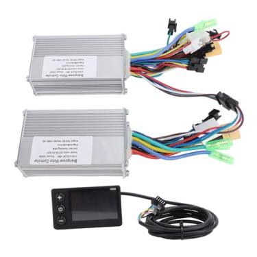 Imagem de Kit de Controlador LCD de Acionamento Duplo, Kit de Controlador de Motor Sem Escova Com Exibição Clara e Excelente Dissipação de Calor para Scooter Elétrica