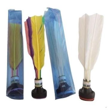 Imagem de Kit 30 Petecas Recreativas Branca ou Colorida - Brasil Gold