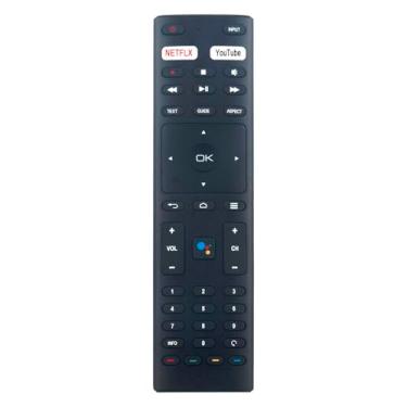 Imagem de Controle remoto de voz de substituição compatível com Konka H3 Series U5 Series Q7 Series 4K UHD Smart Android TV 50U55A 75Q75A 75U55A 55Q75A 55Q75A 32H31A 50Q75A 55U55A 65Q75A 65U55A 40H33A 43U555A