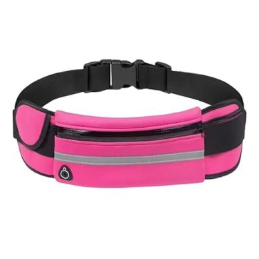 Imagem de Pochete Corrida Bolsa Celular Treino Exercícios Impermeável Slim (Rosa)