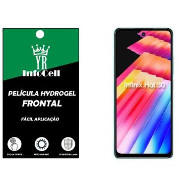 Imagem de Pelicula Gel Hidrogel HD Anti Impacto Infinix Hot 30 - YR InfoCell