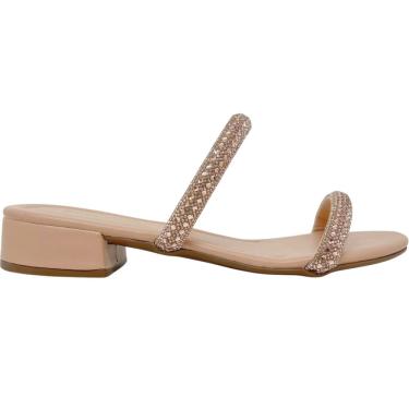 Imagem de Tamanco Feminino Casual Dia a Dia com Strass Salto Baixo Ft Ana Castela Sua Cia 8356.15710