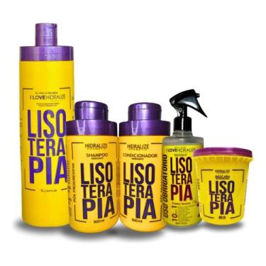 Imagem de Kit Linha Completa Hidralize Progressiva Profissional Lisoterapia + Sh