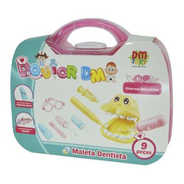 Imagem de Maleta Dentista Crianças Brinquedo Educativo Kit Doutor DM - DM TOYS