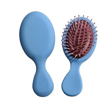 Imagem de Escova de massagem no couro cabeludo para mulheres | Pente de cabelo liso e cacheado com almofada de ar portátil | Ferramentas de estilo de salão de beleza com design ergonômico (B)