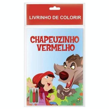 Imagem de Livrinho De Colorir: Chapeuzinho Vermelho