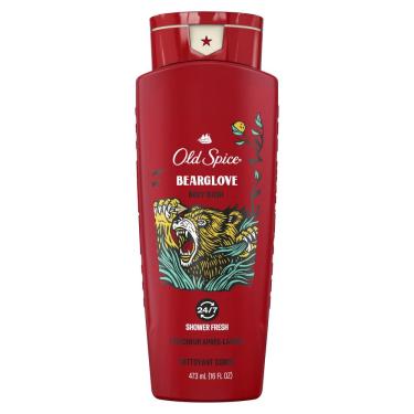 Imagem de Sabonete líquido Old Spice Wild Bearglove Scent para homens 473 ml