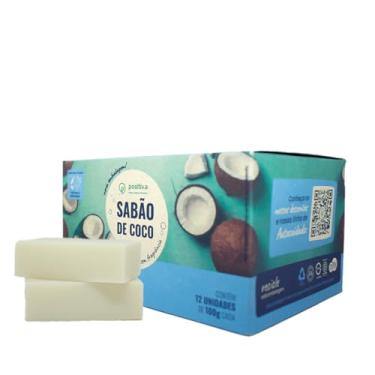 Imagem de Sabão de Coco em barra Pack com 12 Unidades Vegano - positiv.a eco