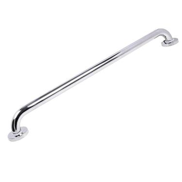 Imagem de Barra de Apoio Inox 80cm Idoso Cadeirante Deficiente Box Banheiro Corrimao Segurança Acessibilidade Evita Queda Suporte