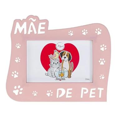Imagem de Porta Retrato 10X15 "Mãe de Pet" (Rosa)