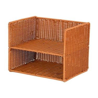 Imagem de FLCPJGV Tabela Bookshelf BookEnd Titular do jornal Exibir o organizador da revista de rack para a sala de estar da sala de aula de sala de aula de cartas de, 32.5cmx24.5cmx25cm