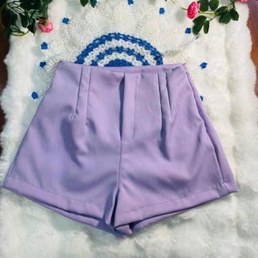 Imagem de Belala Moda Short novo feminina com zíper na esquerda sem bolso e sem 
