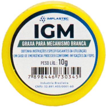 Imagem de Graxa Branca Para Mecanismos Pote 10g - Pc - 10