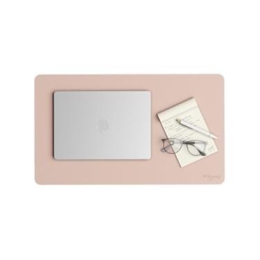 Imagem de Smead Almofada de mesa, 64839 cm x 35 cm, couro vegano com suporte antiderrapante de camurça sintética, rosa empoeirado (64839)