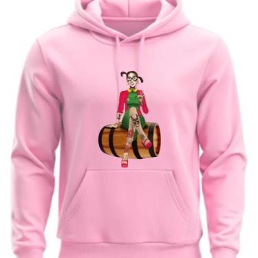 Imagem de Moletom Personalizdo Chiquinha Style Com Capuz - Hs, Rosa, M