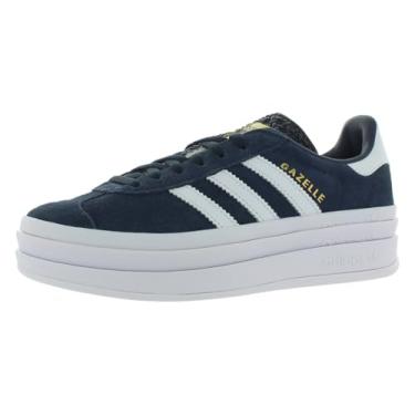 Imagem de Adidas Gazelle Bold J Tênis infantil grande, Azul escuro/branco, 17