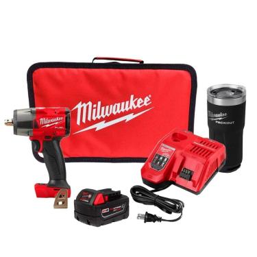Imagem de Kit Chave De Impacto C 1/2" 18v Fuel 2962P-159 + Copo Térmico 590ml 48-22-8392B Milwaukee
