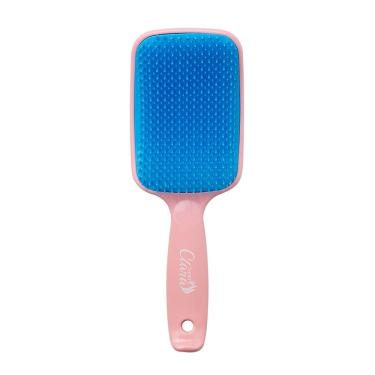 Imagem de Escova De Cabelo Flex Color Com Cerdas Flexíveis Azul e Rosa