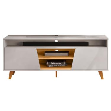 Imagem de Rack Bancada Tv 60 Pol 150 cm Lana Bali Cedro Dj Moveis