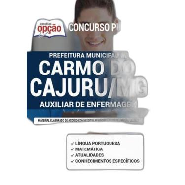 Imagem de Apostila Carmo Do Cajuru Mg - Auxiliar De Enfermagem - Apostilas Opção