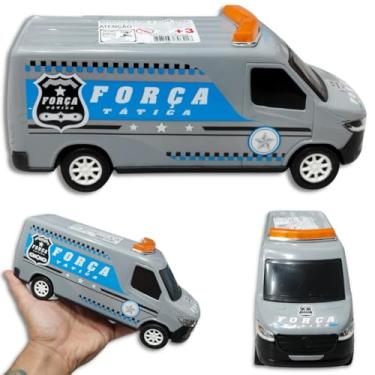 Imagem de Van Policia Tática Ambulância Bombeiro Carrinho Brinquedo Diverplas (TAtico)
