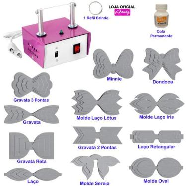 Imagem de Máquina Cortar Fita Fuxico Moldes Laço Gravata Cola - K24 - Artmaq