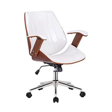 Imagem de Cadeira de Escritório Juliette Diretor Giratória Branca - Gran Belo
