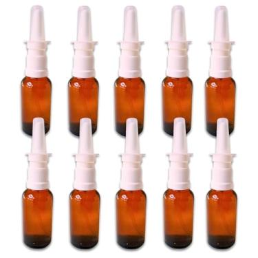 Imagem de Spray Nasal 30ml Âmbar Compre 5 Cortesia 5 Vidro Âmbar Premium Válvula Nasal